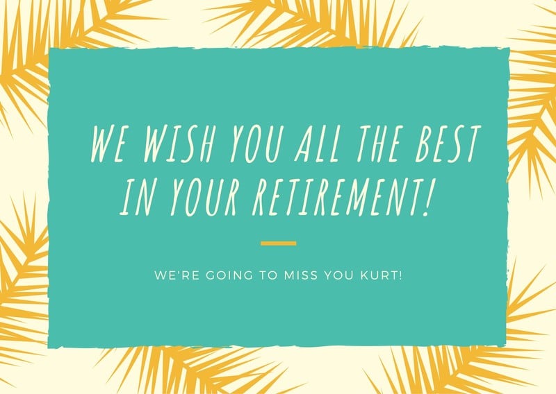 Enjoy Your Retirement Card Premium Quality Greeting Cards Kyobidigital Sorry Miscellaneous