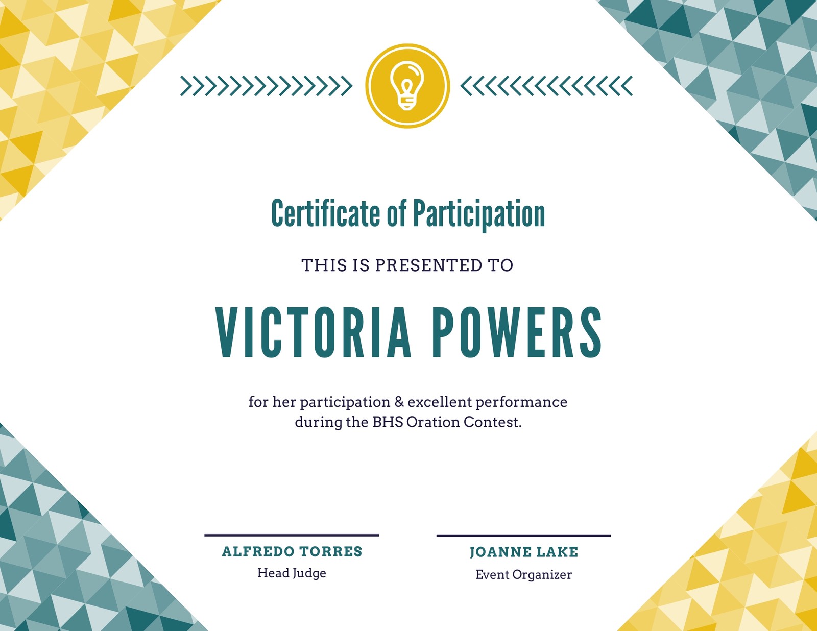 Free, printable custom participation certificate templates  Canva For Certificate Of Participation Template Pdf