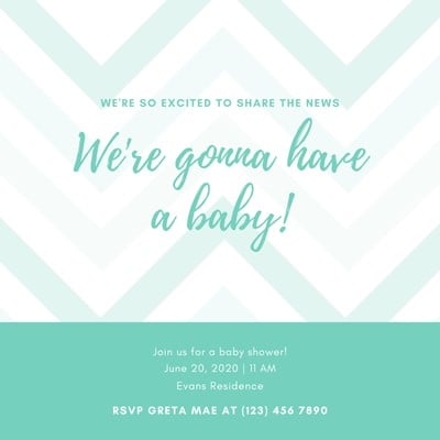 baby shower slideshow invitation