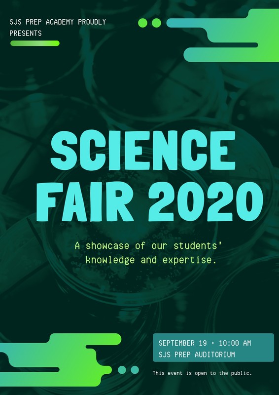 Free printable, customizable science fair poster templates | Canva