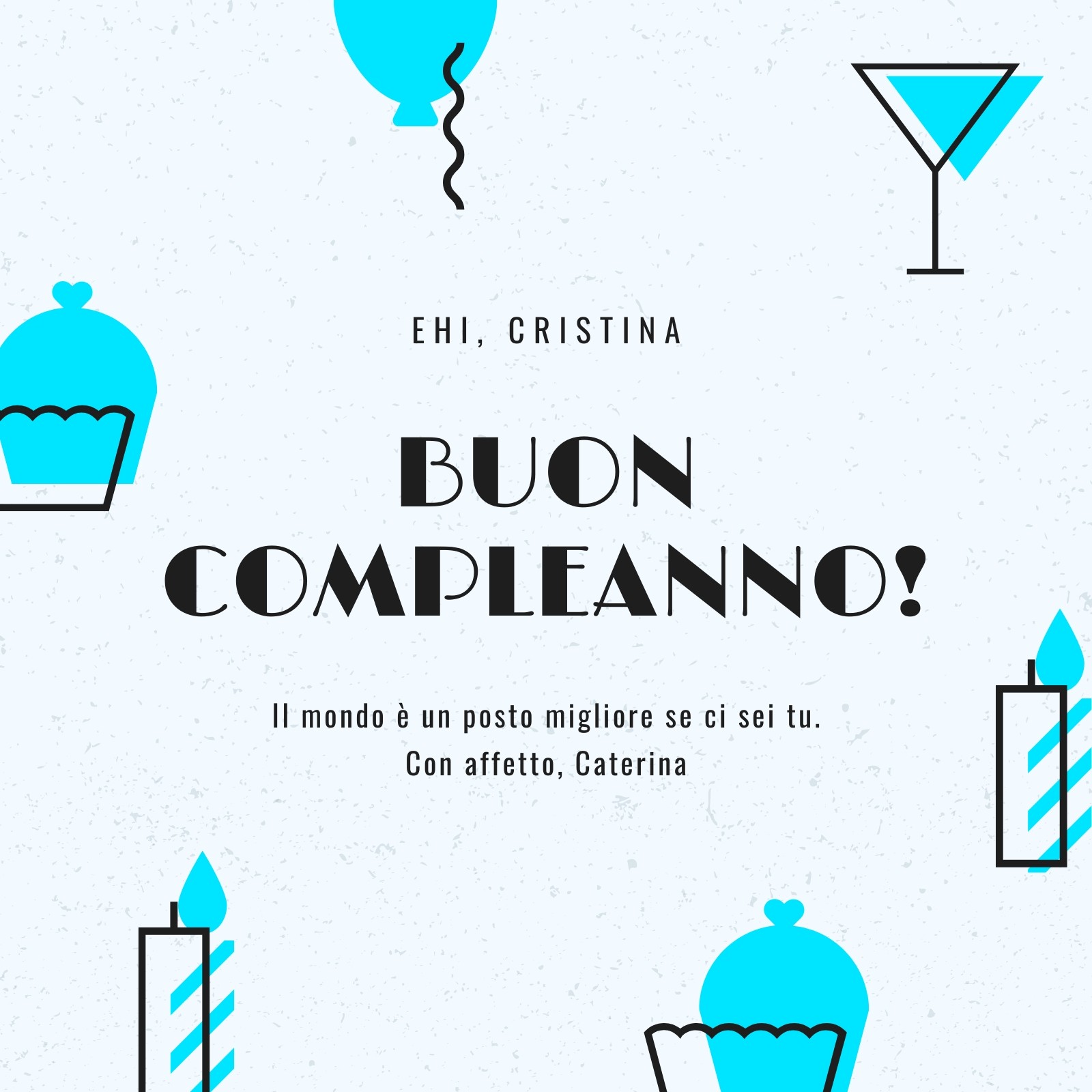 Biglietto di auguri per il 50 compleanno di un amico speciale, elegante  design floreale Personalizza l'interno con il tuo messaggio/verso -   Italia