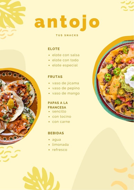 Plantillas Menu Del Dia Plantillas para menús editables y gratuitas | Canva