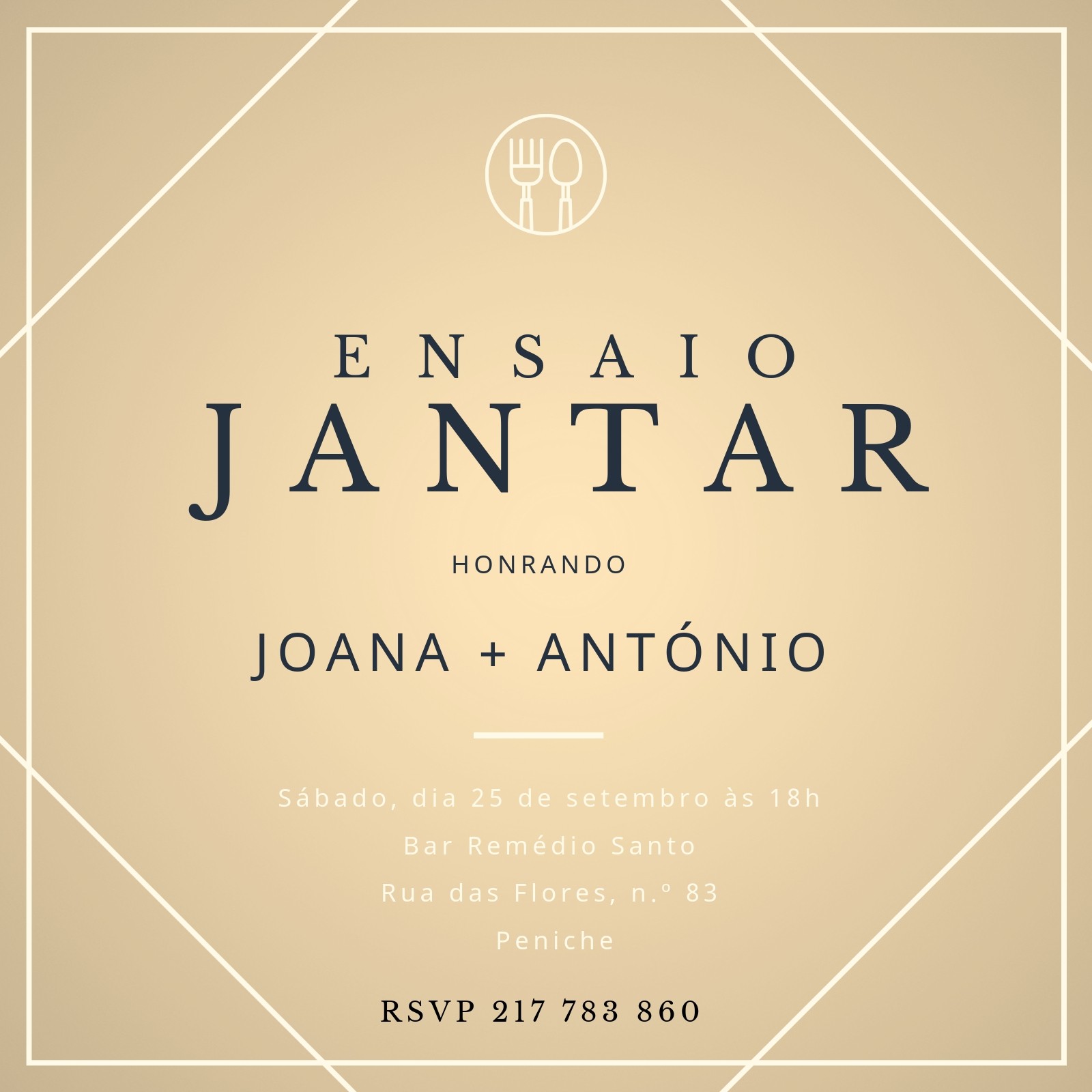 Explora Os Nossos Modelos Gratuitos De Convites De Jantar De Ensaio Canva 9954