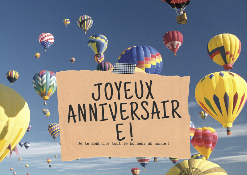 Modeles De Cartes D Anniversaire Originales Gratuites Canva