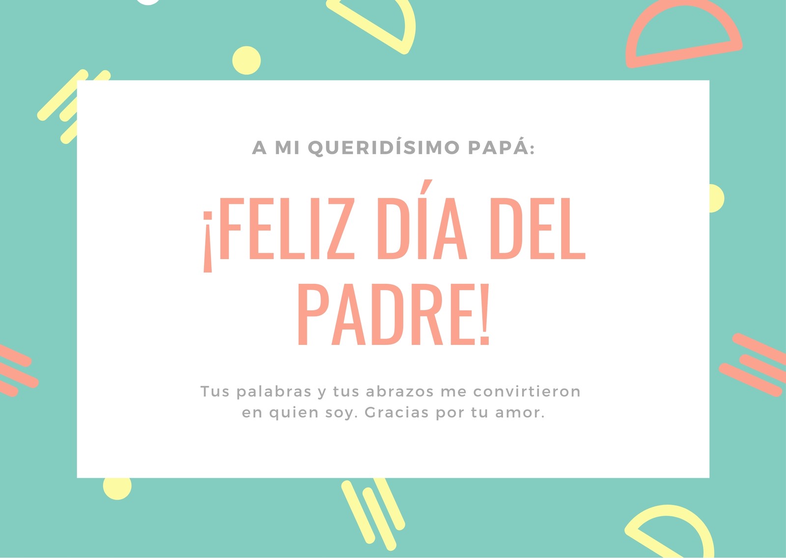 Plantillas para tarjetas del Día del Padre gratis | Canva