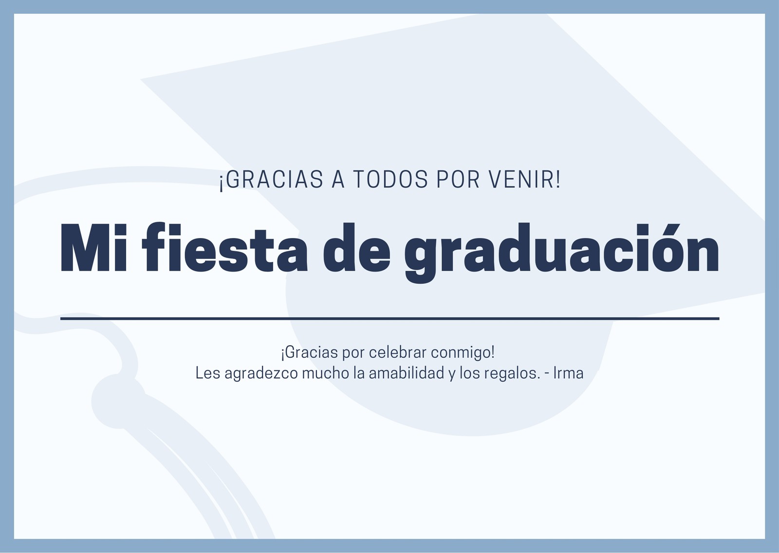 Plantillas para tarjetas de graduación gratis | Canva