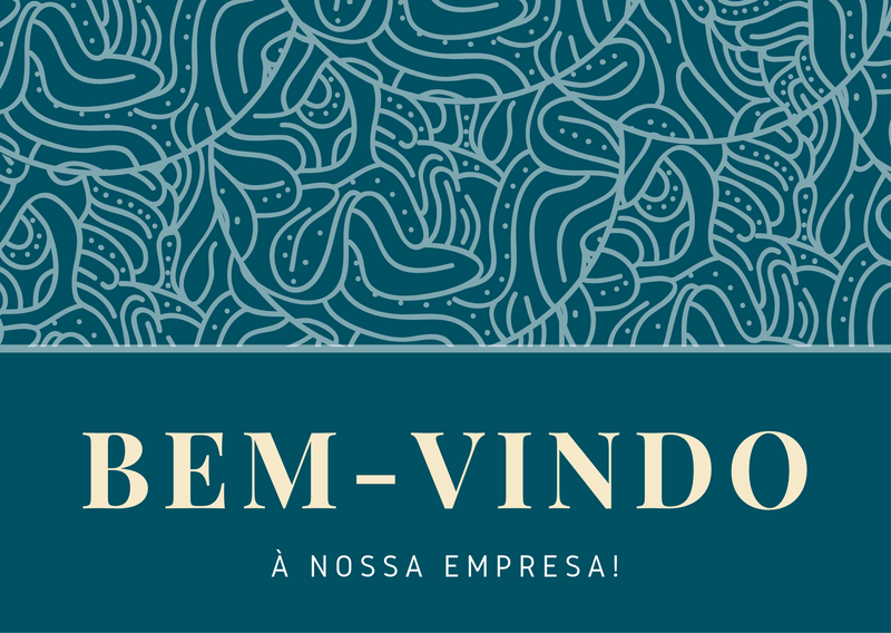 Modelos De Cartões De Boas Vindas Para Editar Canva