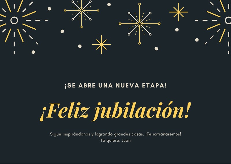 Plantillas para tarjetas de jubilación gratis | Canva