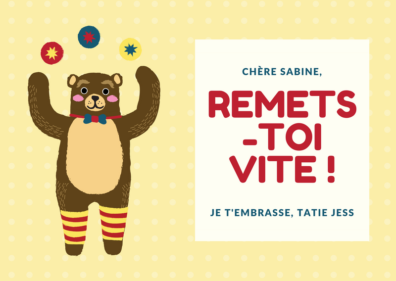 Cartes De Bon Retablissement Originales Gratuites Canva