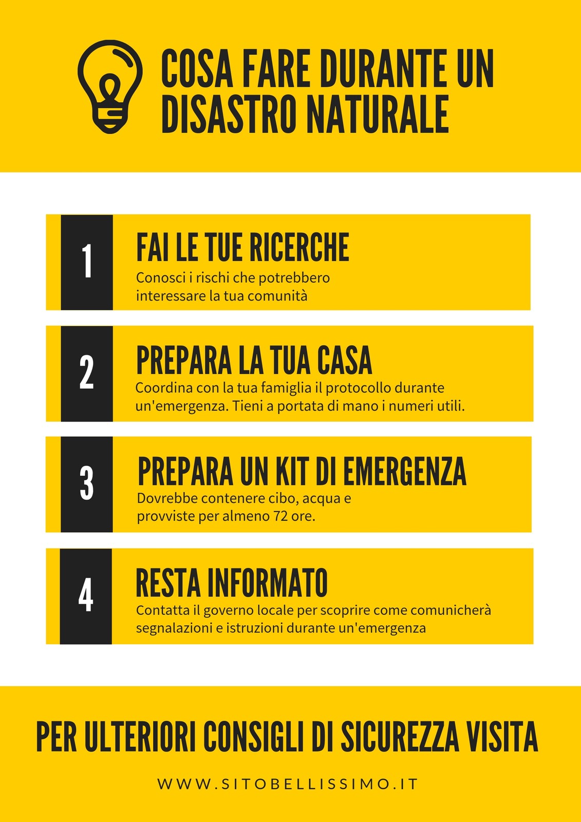 Kit per interventi di emergenza