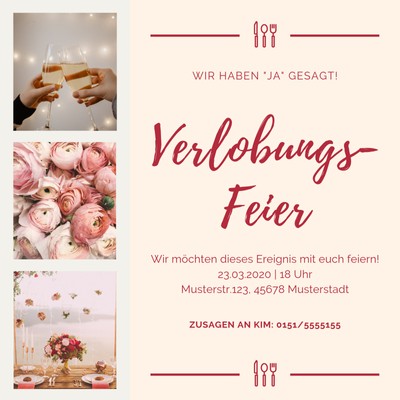 Kostenlose Vorlagen Fur Hochzeitseinladungen Canva