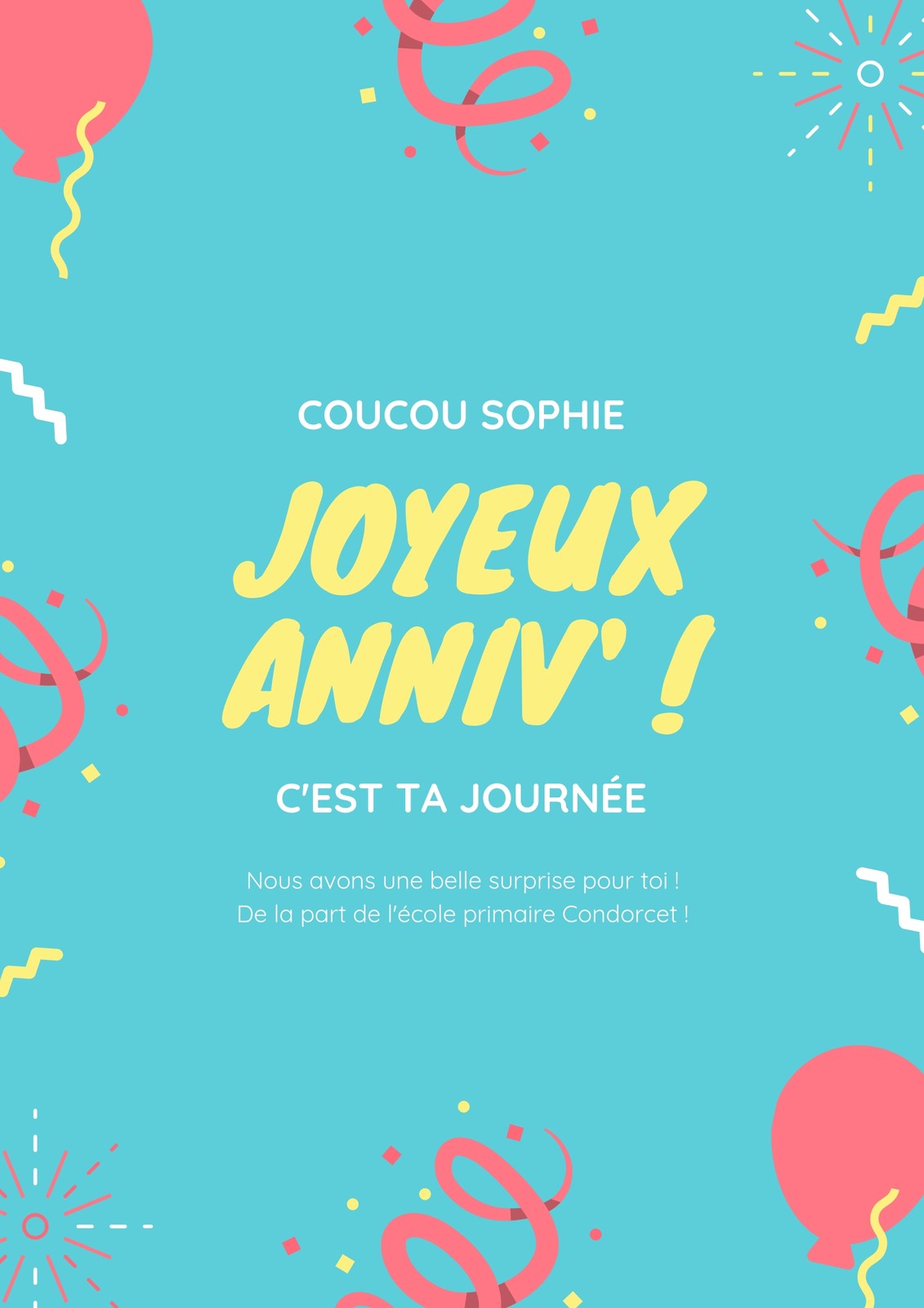 Affiches Anniversaire Les Plus Beaux Modeles Du Web Canva