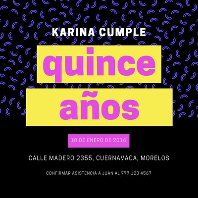 Canva Invitaciones Cumpleaños