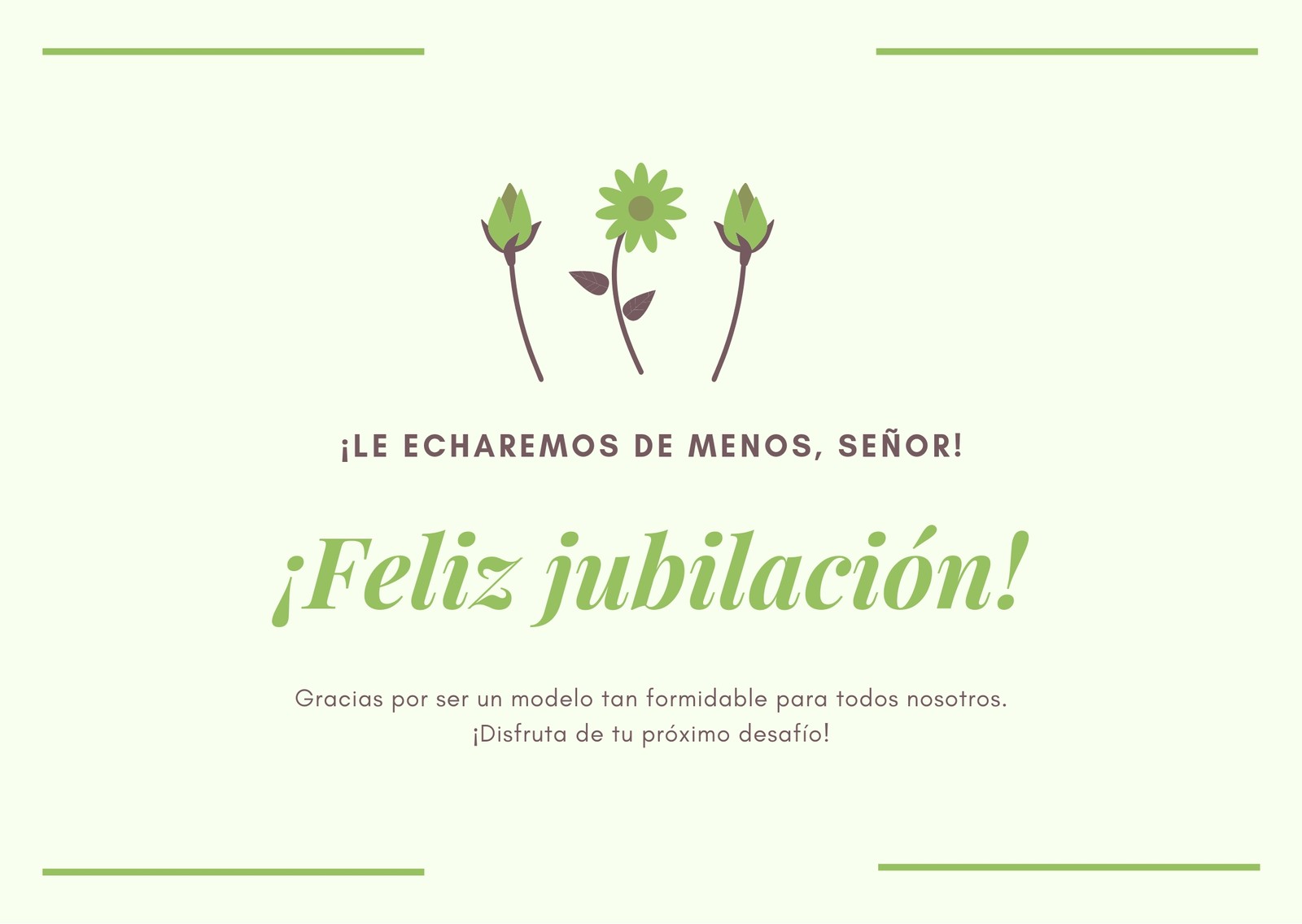 Postal feliz jubilacion - Librería Papelería Gaudi