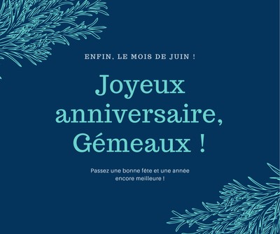 Modeles De Cartes D Anniversaire Facebook Gratuits Canva