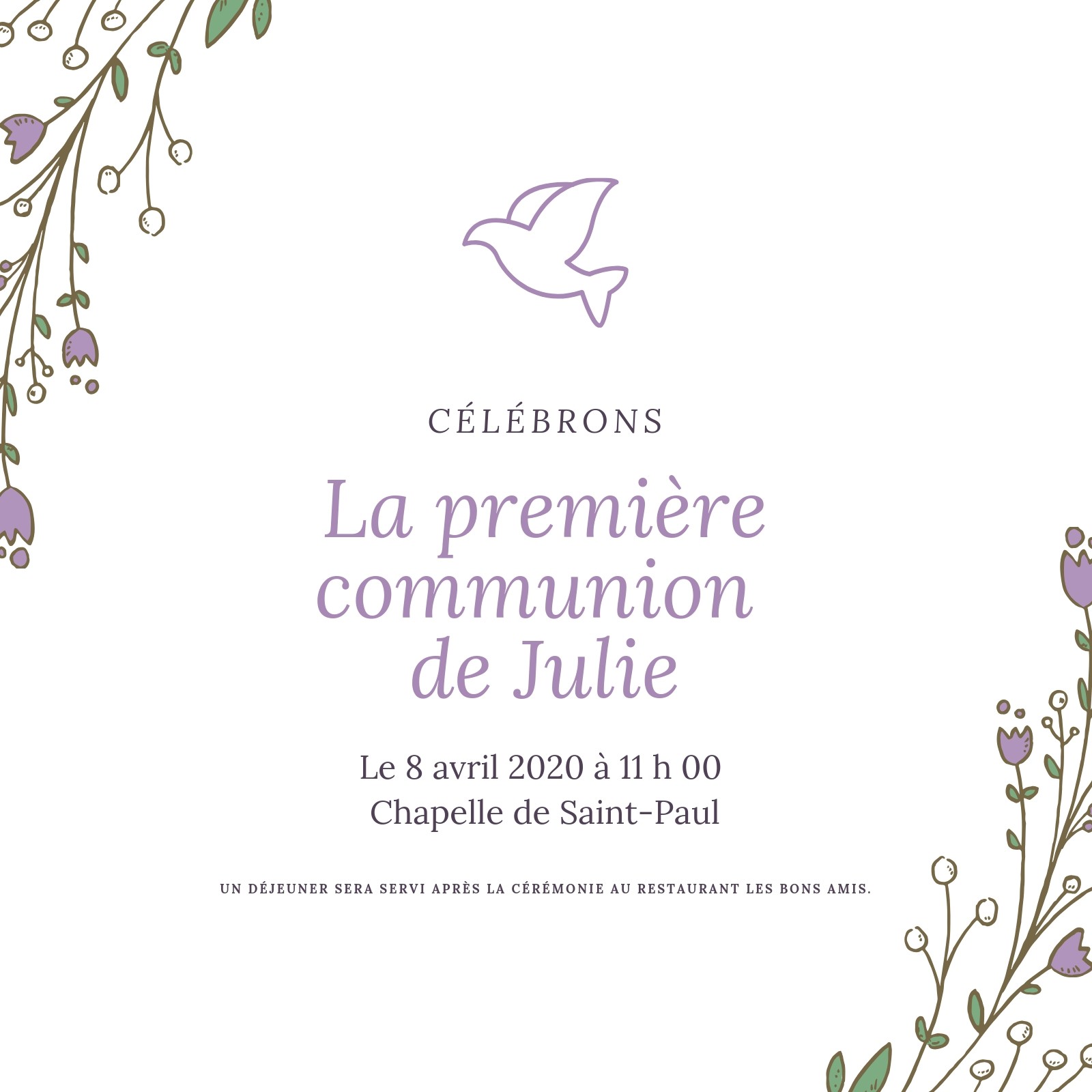 Premiere Communion Carte Carte Gratuite Communion Imprimer Hot Sex