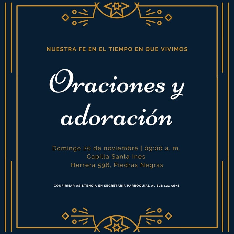 Plantillas De Invitaciones Para Iglesias Gratis Canva 0987