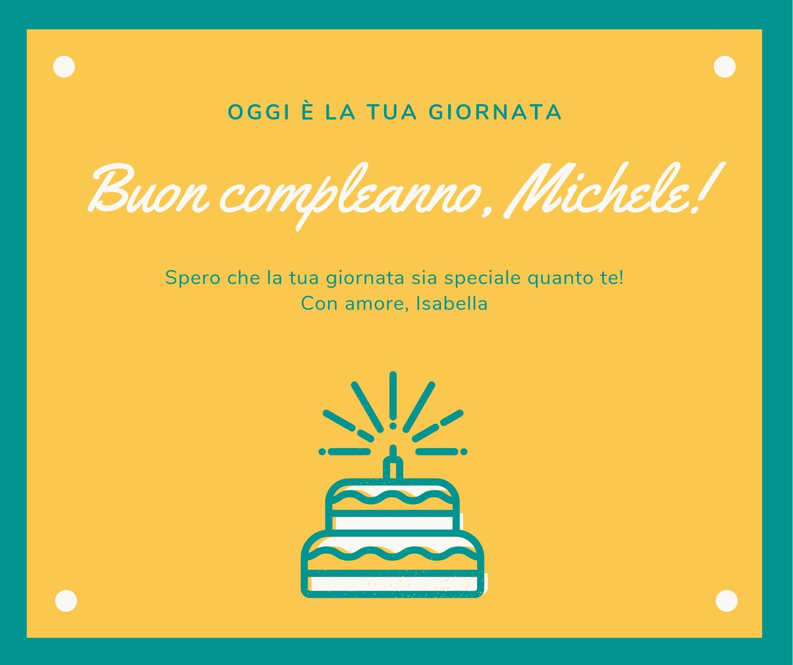 Buon compleanno adesivi Facebook