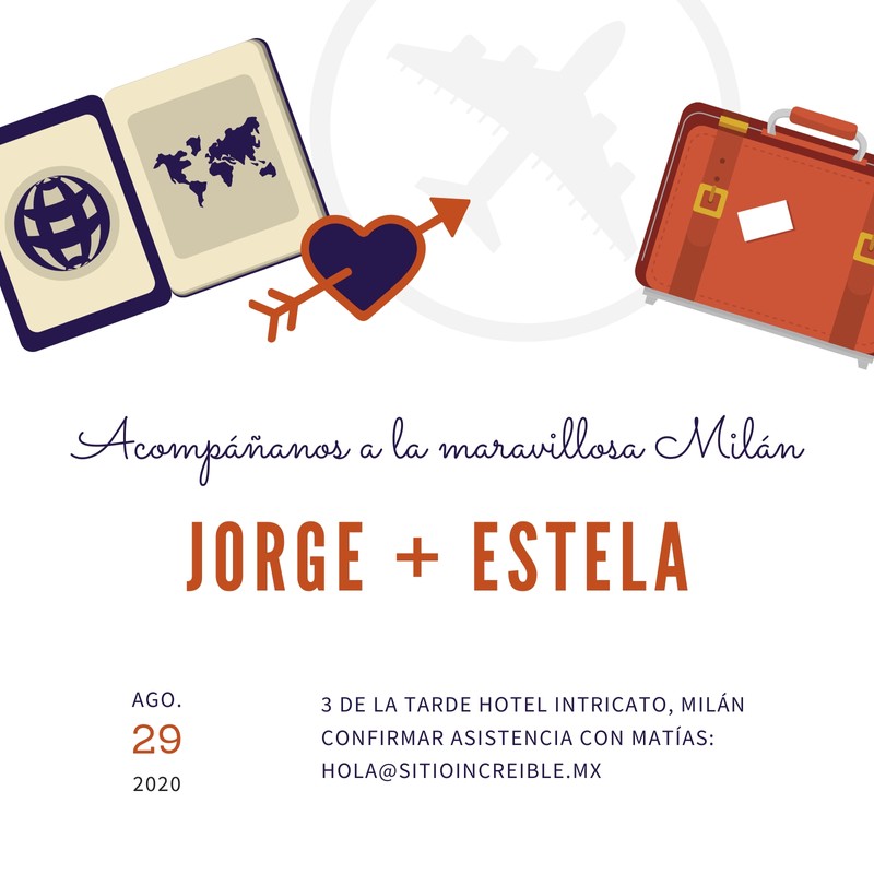 Plantillas Para Invitaciones De Viajes Gratis Canva 5849