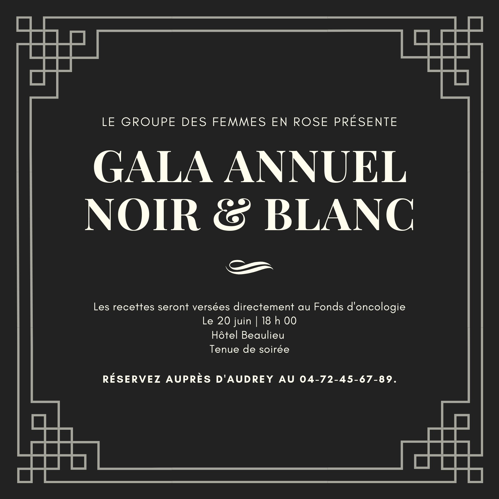 Invitations un gala les plus beaux mod les du web Canva