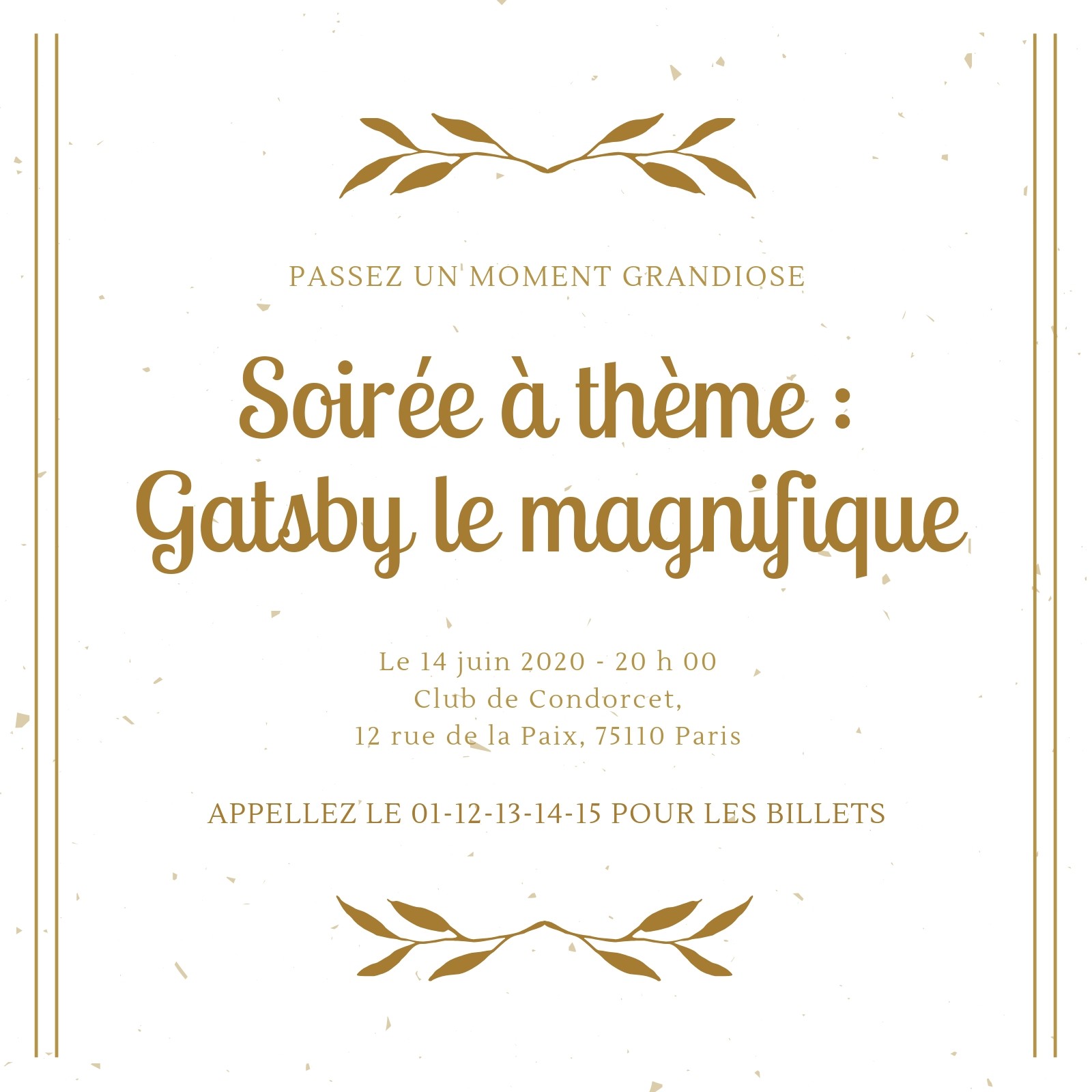 Nouvel an 2024 Gatsby : Soiree etudiante Clubbing a Dijon