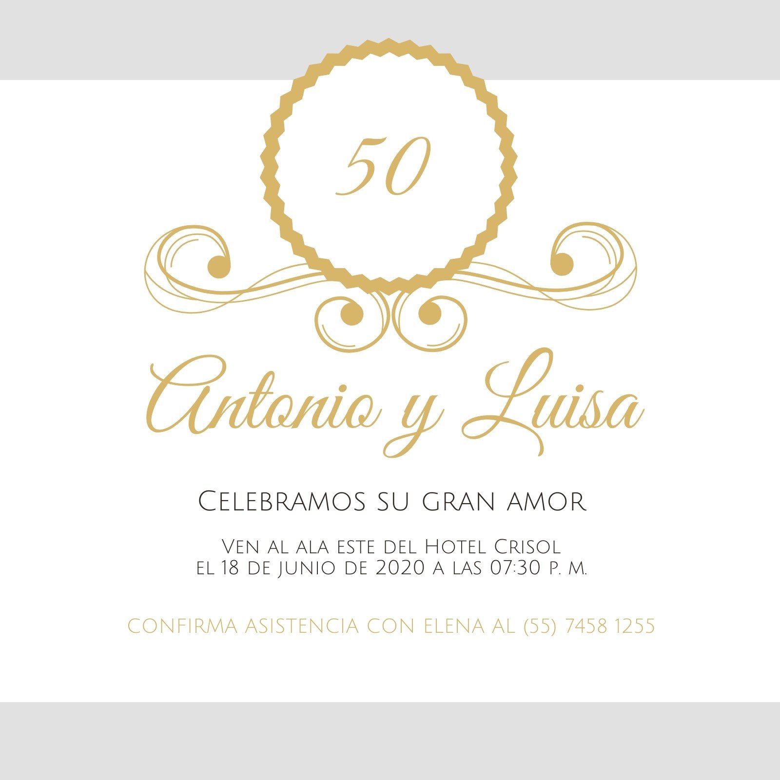 50 aniversario de bodas de oro Taza