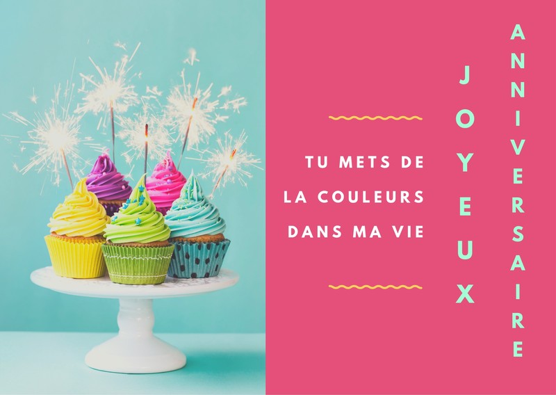 Cartes D Anniversaire Gratuites De 1000 Modeles Canva