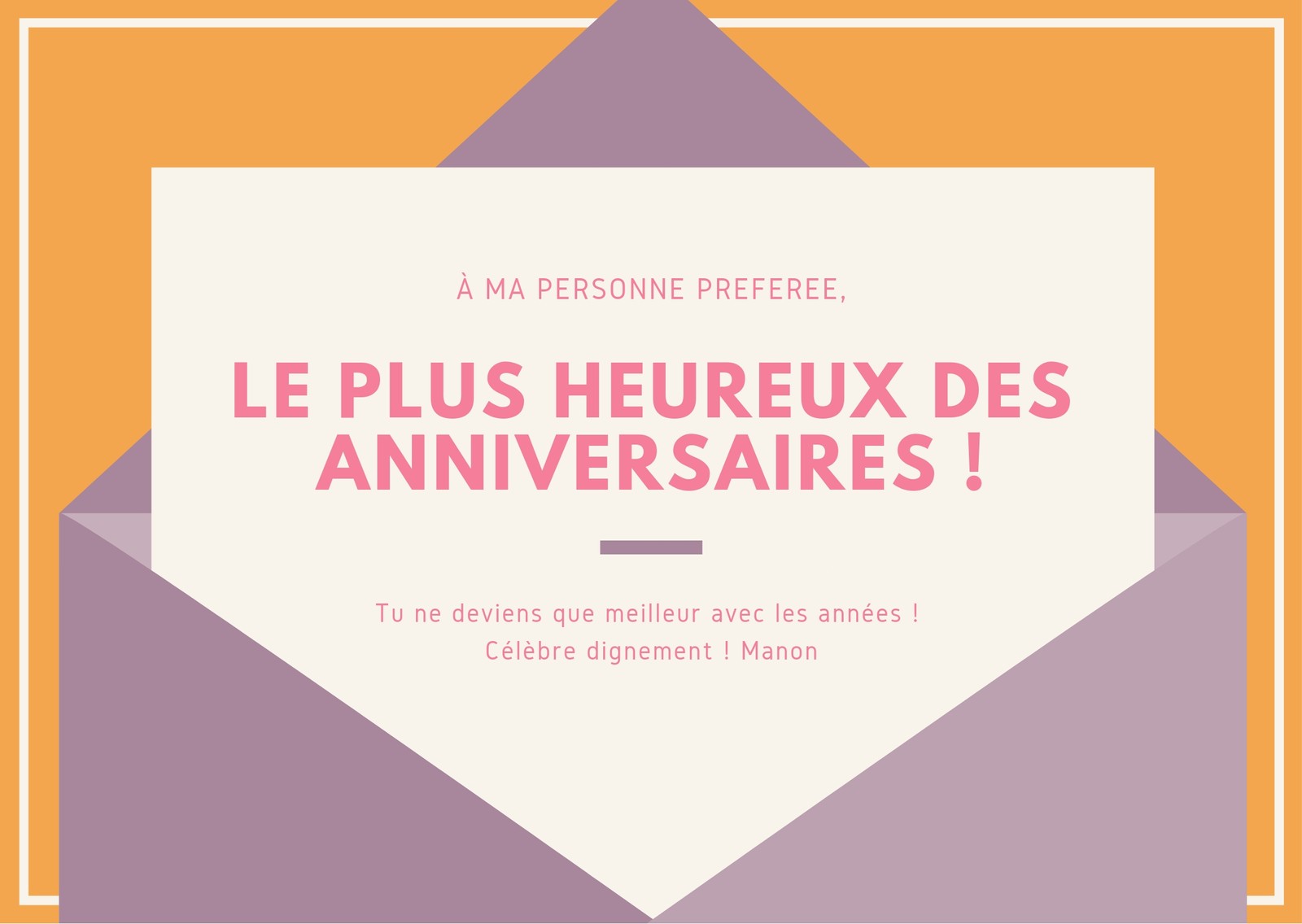 Carte D Anniversaire Pour Amie