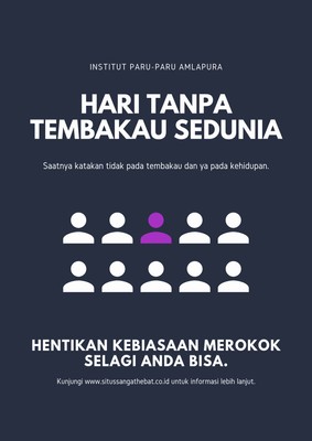 16 Gambar Poster Hidup Sehat Tanpa Merokok Paling Baru Lingkar Png