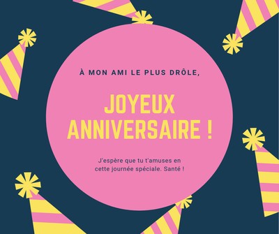 Cartes D Anniversaire Sur Facebook Modeles Gratuits Canva