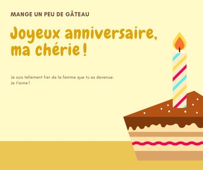 Cartes D Anniversaire Sur Facebook Modeles Gratuits Canva