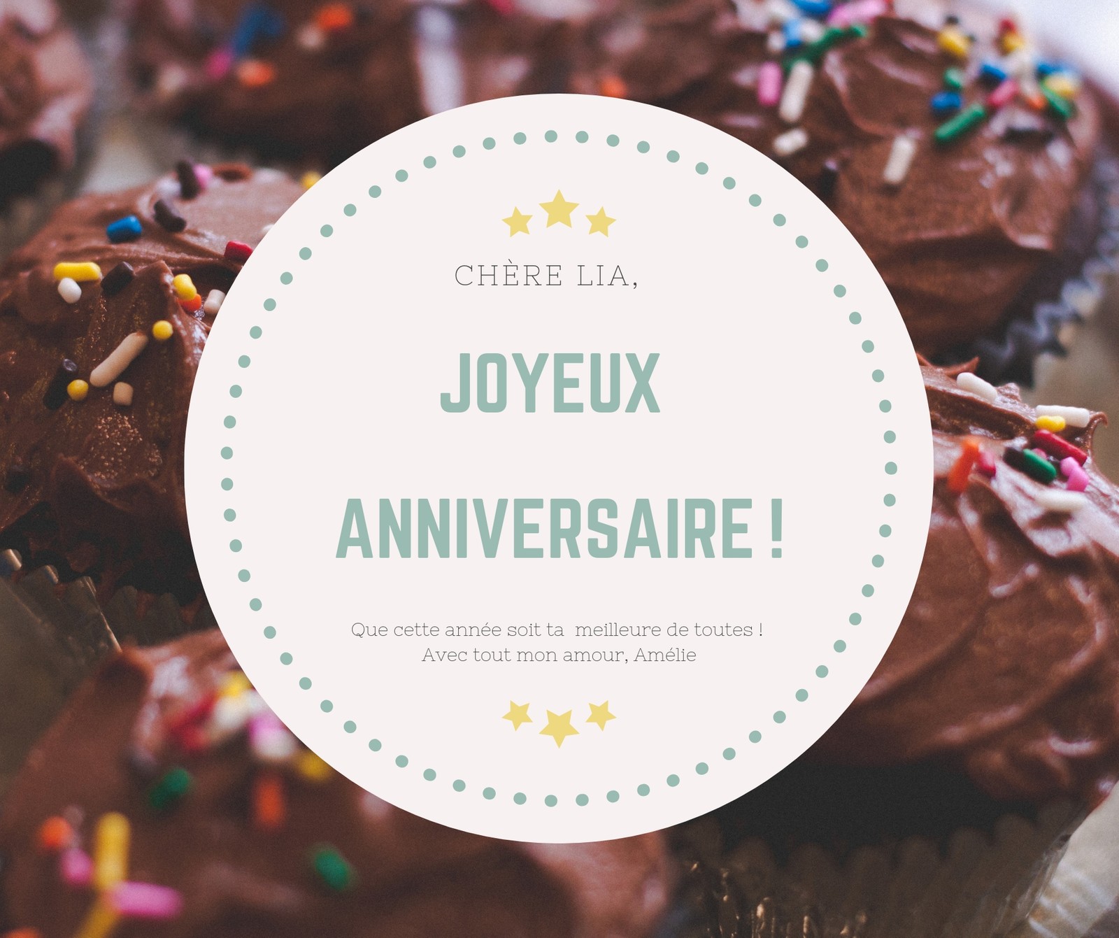 Cartes D Anniversaire Sur Facebook Modeles Gratuits Canva