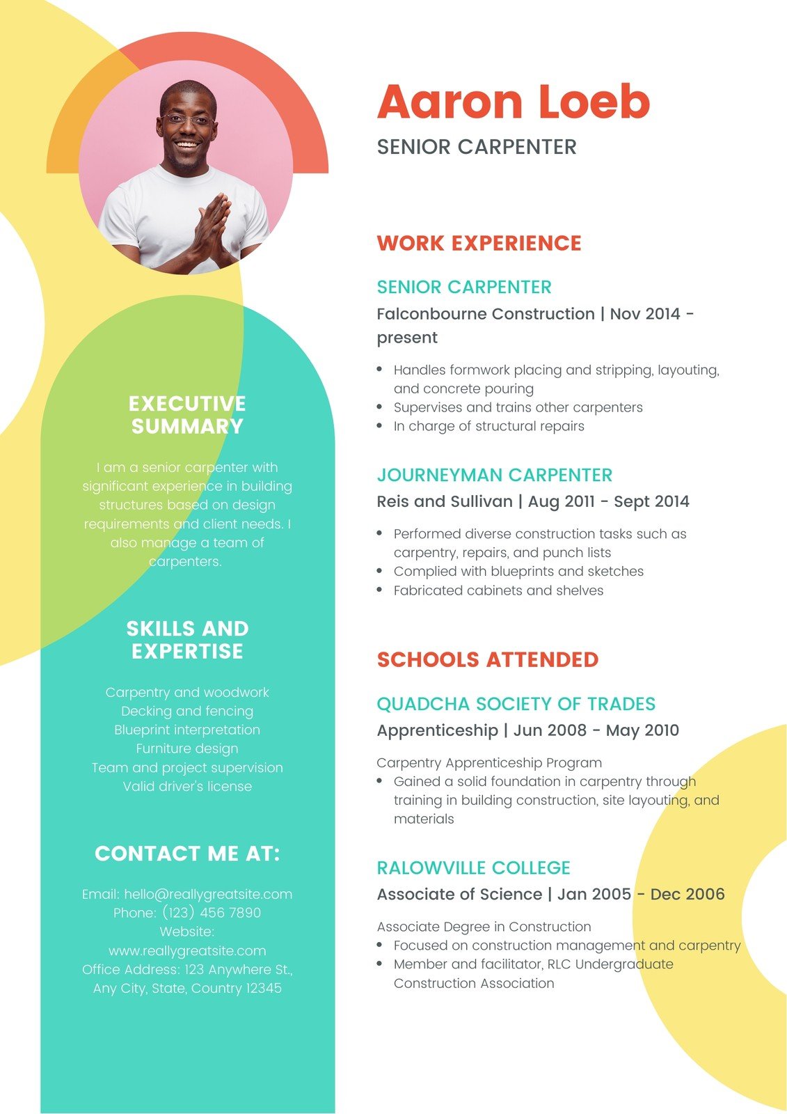 Free custom printable colorful resume templates Canva