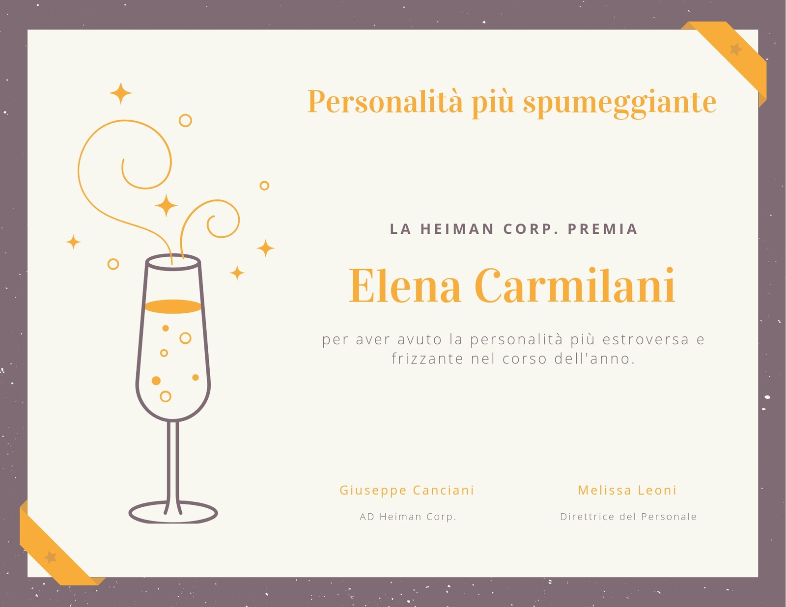 Champagne Premio Certificato