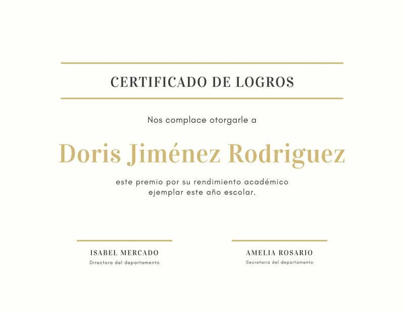 Plantillas Para Certificados De Logros Editables Canva