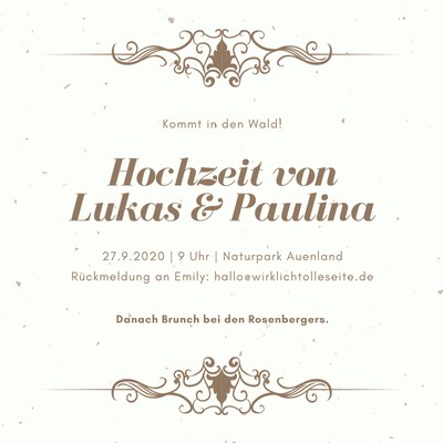 Kostenlose Vorlagen Fur Hochzeitseinladungen Canva