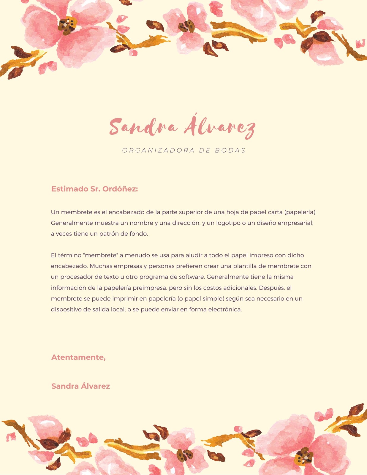 Plantillas Para Membretes Personales Gratis Canva 7512