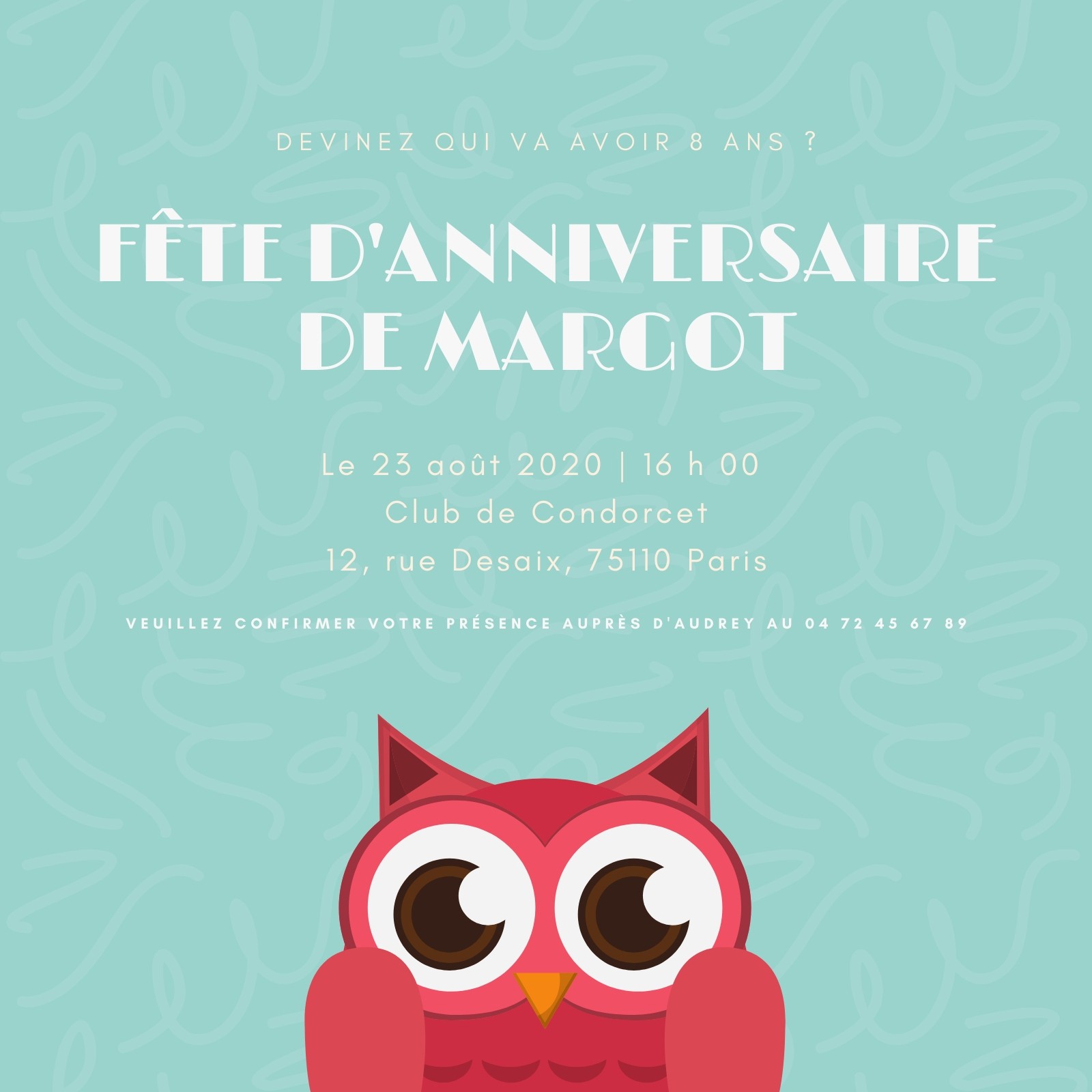 Invitations hibou pour anniversaire Harry Potter - Rêves de