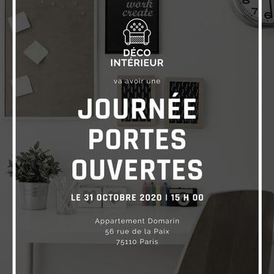 Invitations à une journée portes ouvertes à personnaliser | Canva