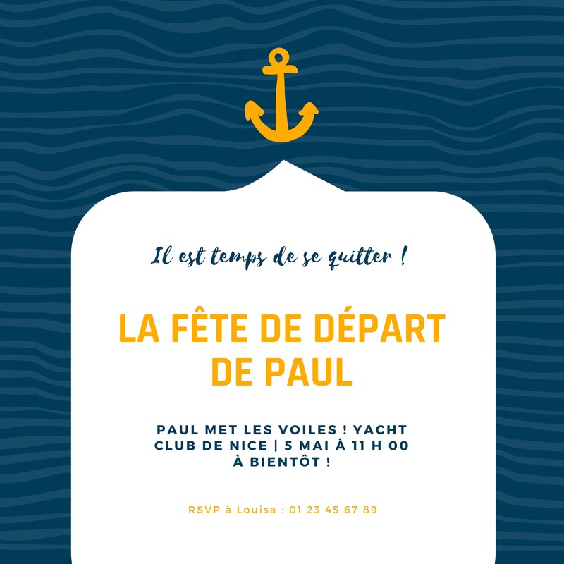 Texte Invitation Pot De Depart Original Invitation à un pot de départ : Superbes modèles gratuits | Canva