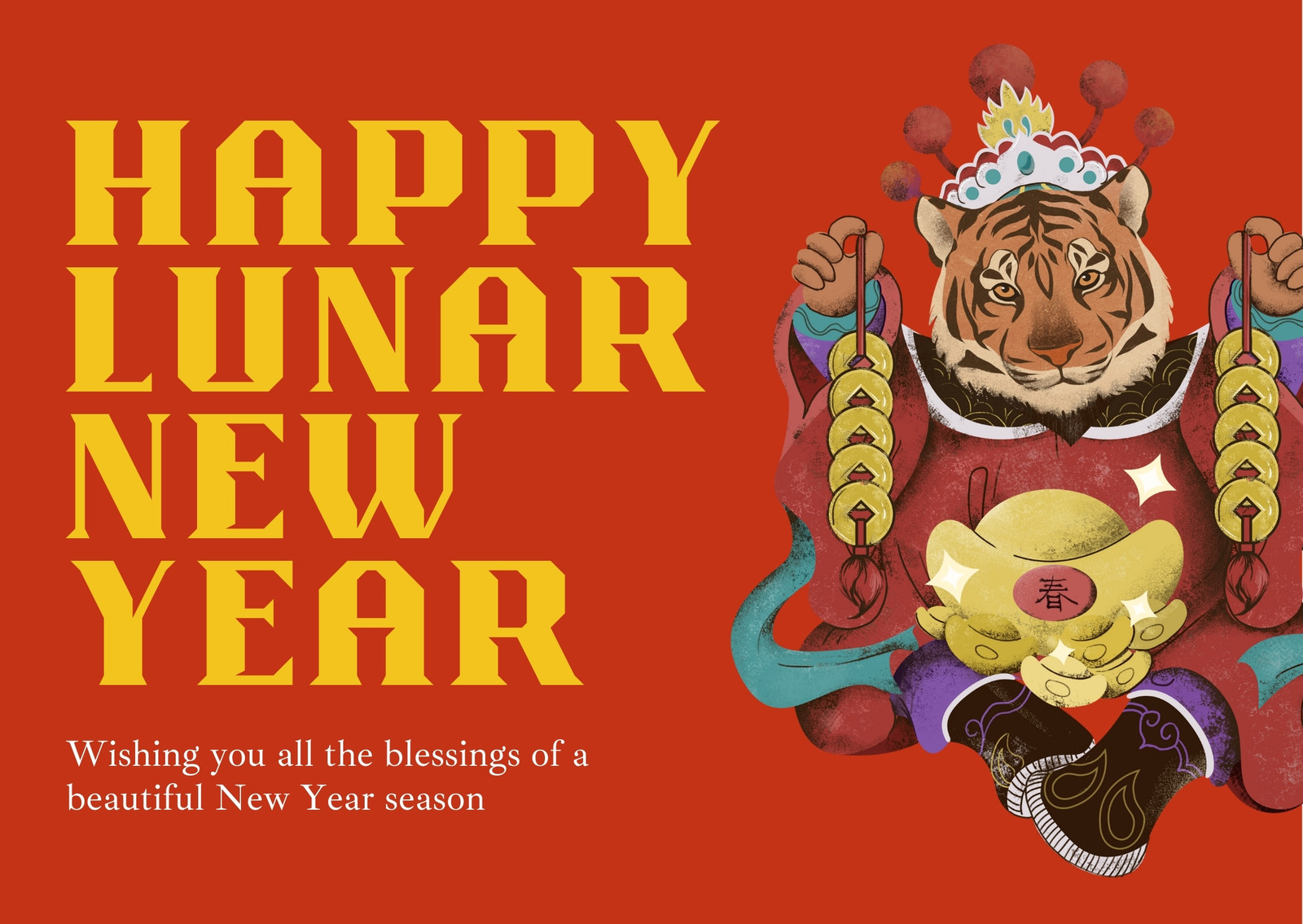 A Beautiful Chinese New Year Greetings. Free Happy Chinese New