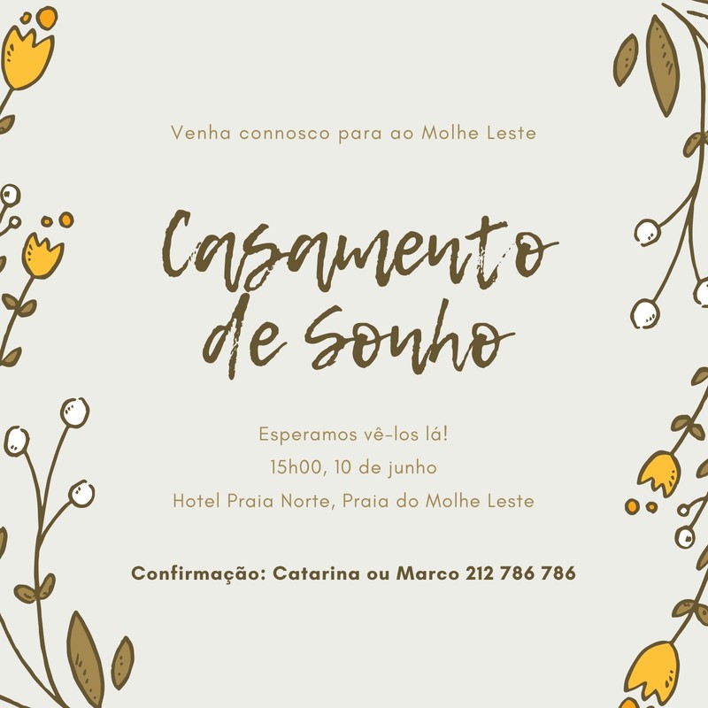 Explora Os Nossos Modelos Gratuitos De Convites De Casamento Canva