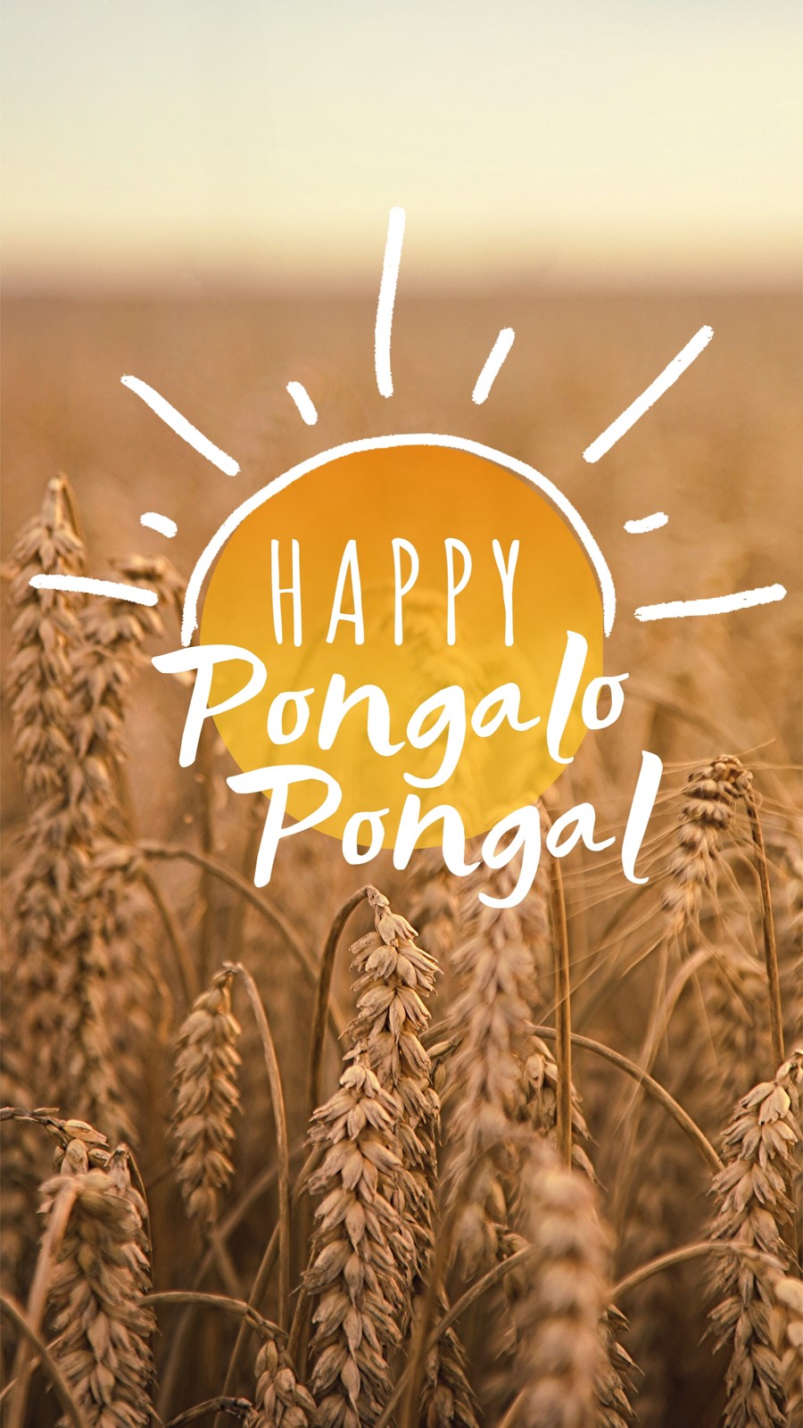Free and customizable pongal templates