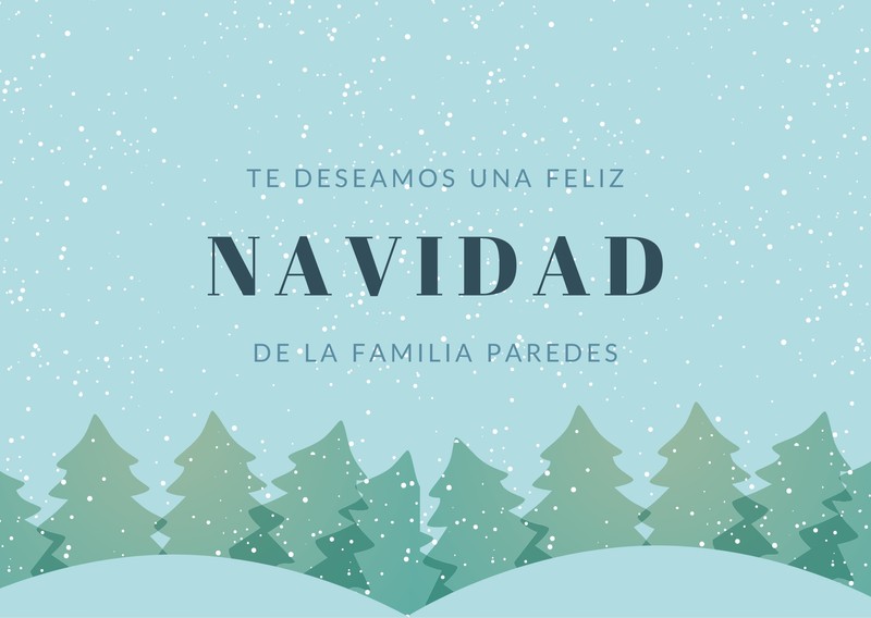 Plantillas de postales de Navidad editables Canva