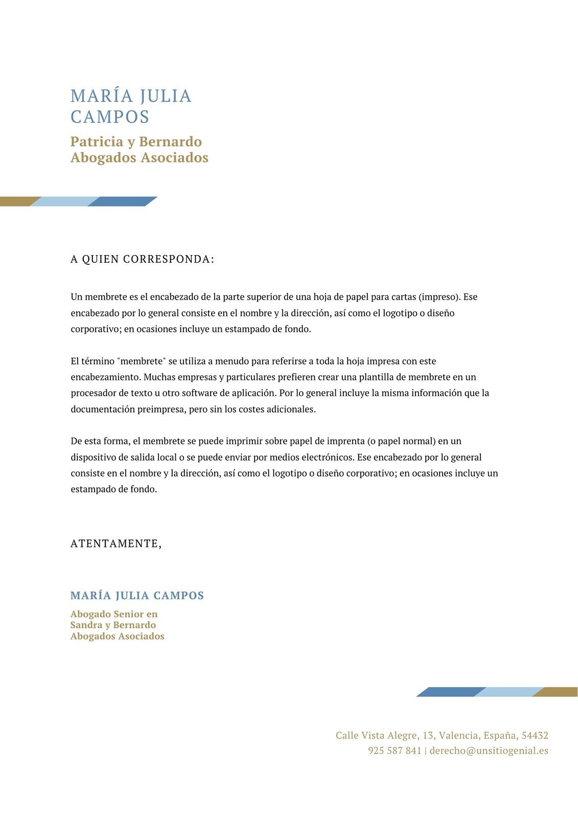 Plantillas de membretes de abogados | Canva