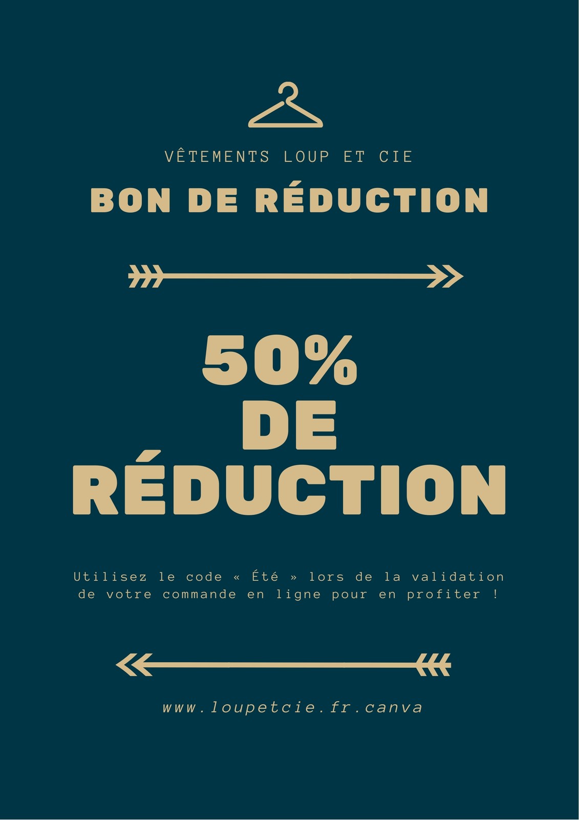 Bons de r duction coupons mod les gratuits imprimer Canva