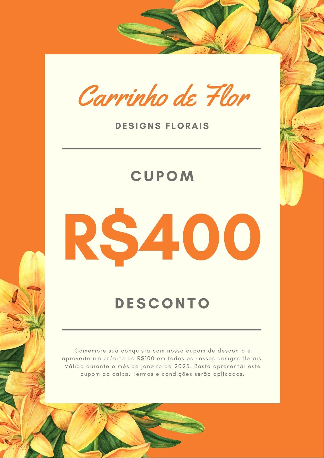 Personalize e transforme modelos de Cupom - Canva