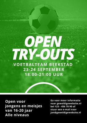 Gratis En Aanpasbare Voetbal Sjablonen Canva