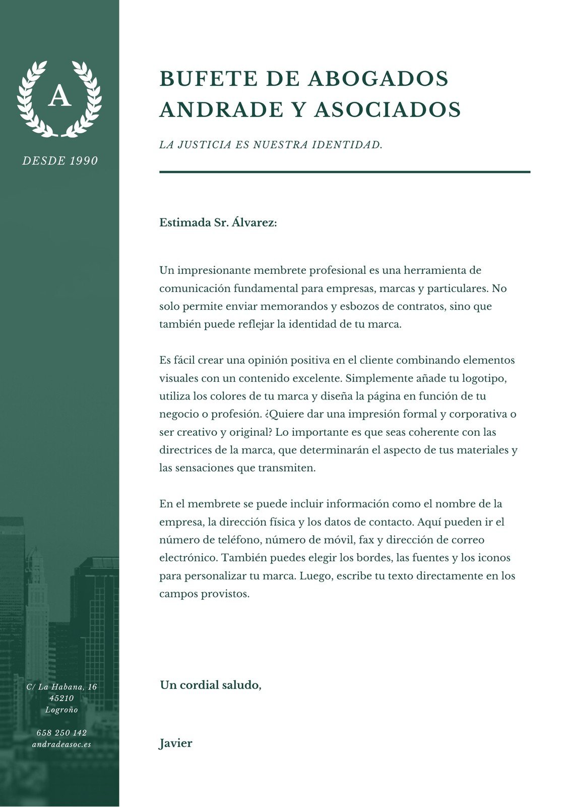 Plantillas de membretes de abogados | Canva