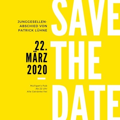 Kostenlose Vorlagen Fur Save The Date Einladungen Canva